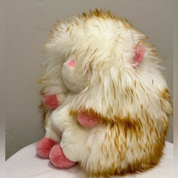 Cute Hedgehog Multi Use Bag/Real Shearling Crossbody/Backpack/Plushie/Pillow - Picture 7 of 16